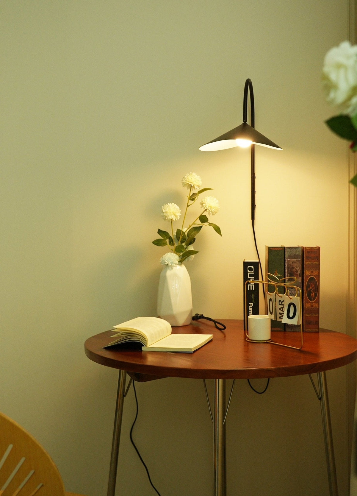 Alocasia Arc Plug-in Wall Lamp