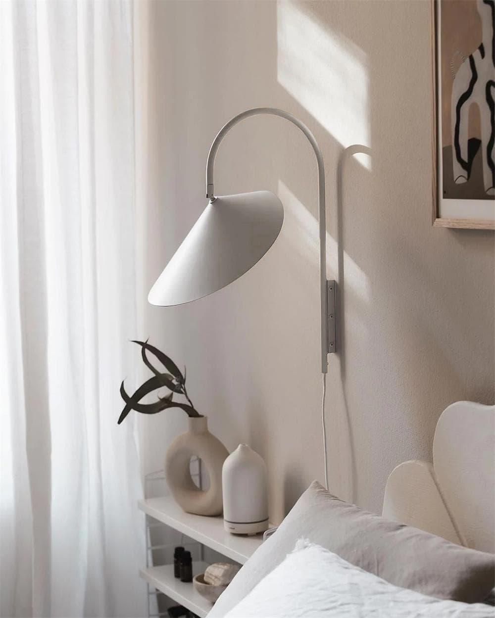 Alocasia Arc Plug-in Wall Lamp