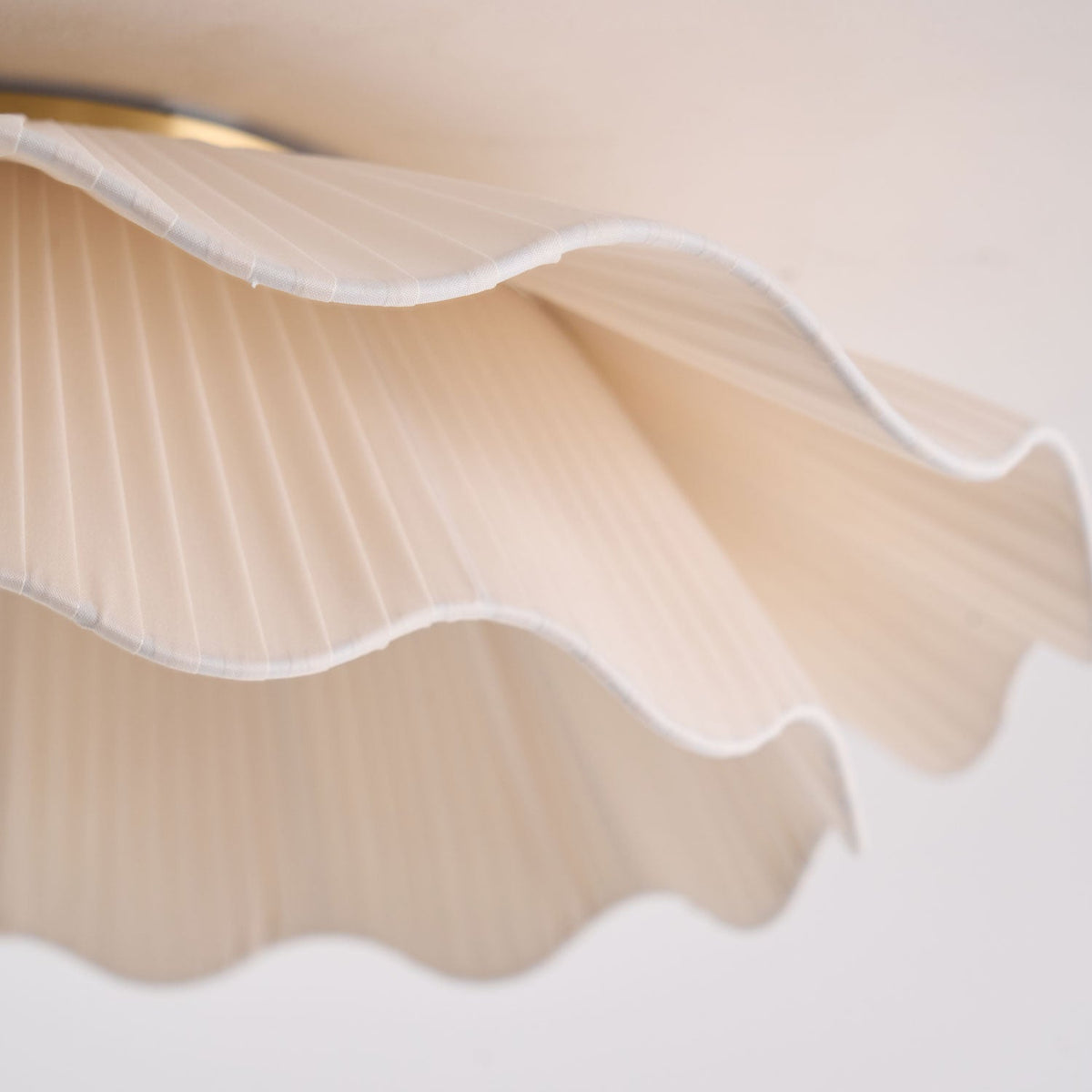 Rosebrook Fabric Wave Flush Mount Ceiling Light