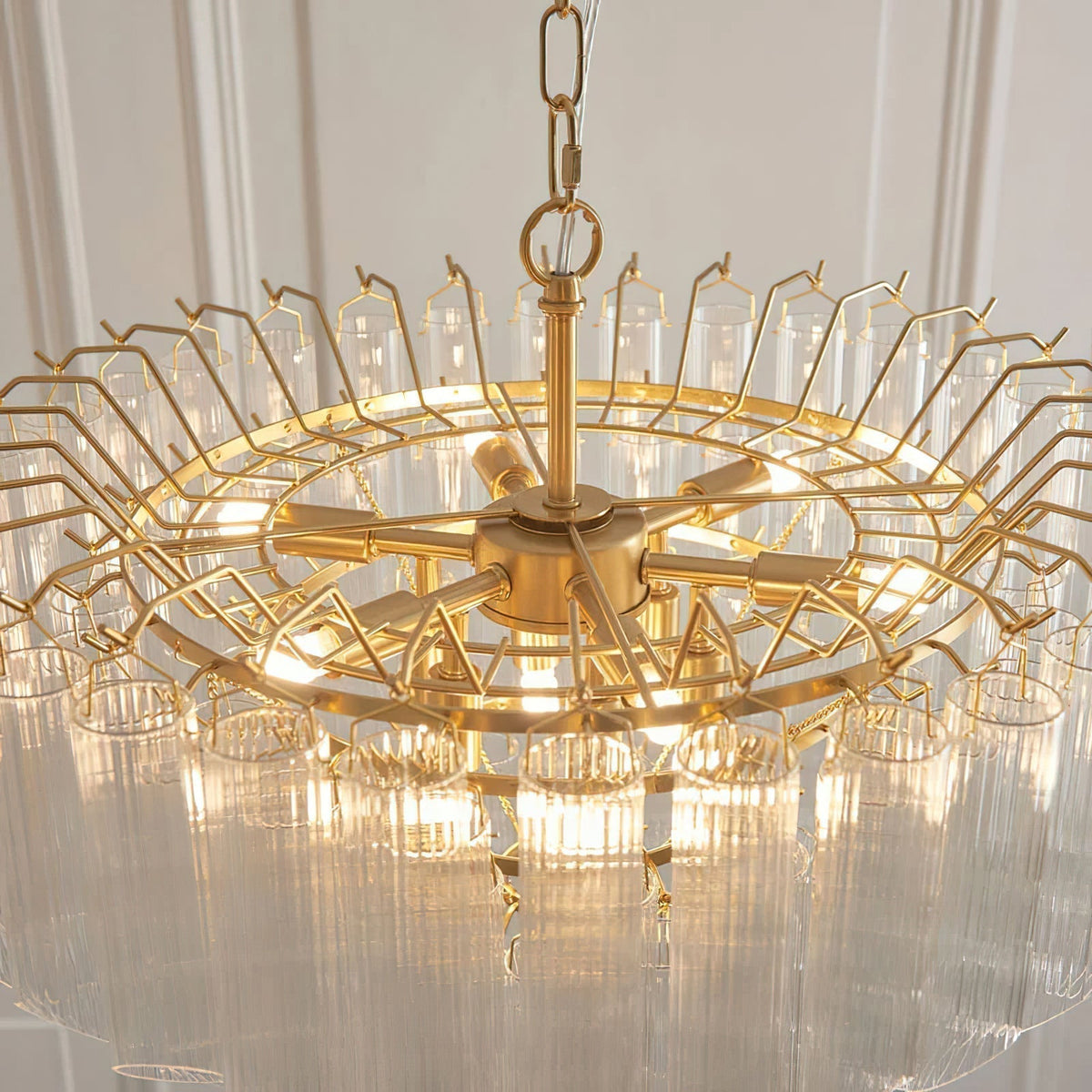 Astoria Waterfall Glass Chandelier