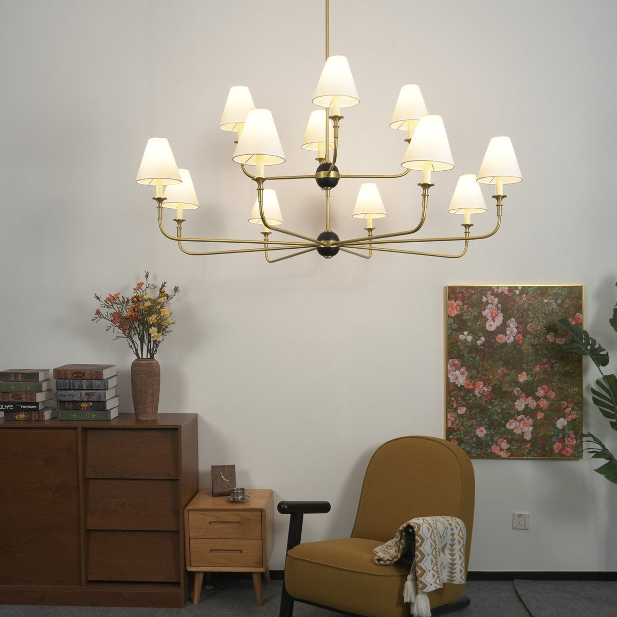 Caserelle Brass Chandelier