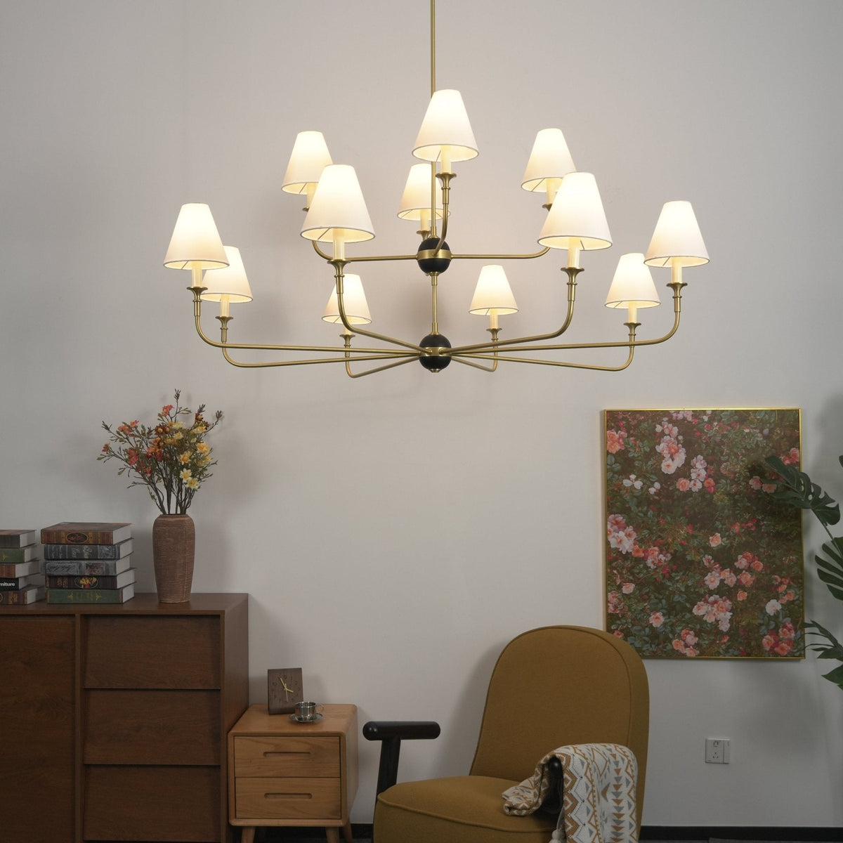 Caserelle Brass Chandelier