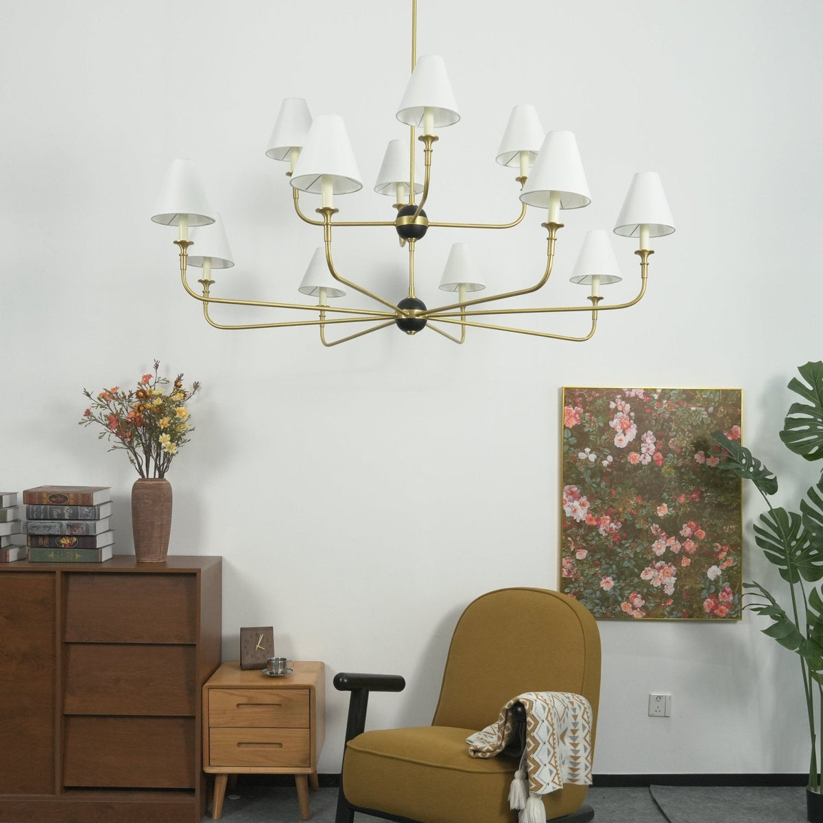 Caserelle Brass Chandelier