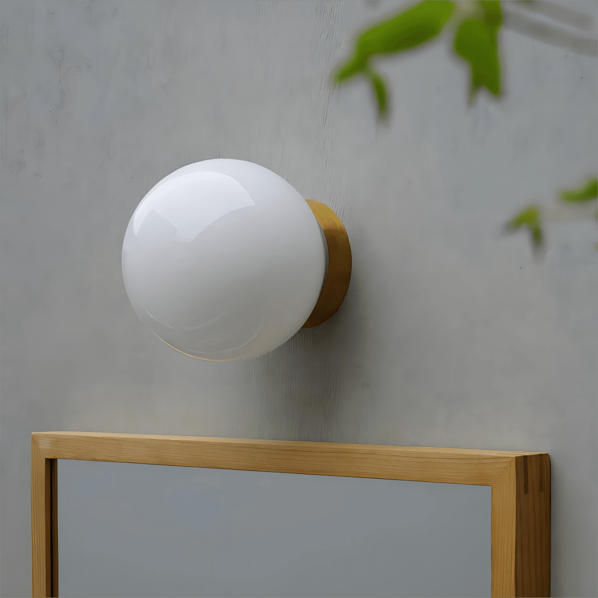 Mirov Globe Glass Wall Light