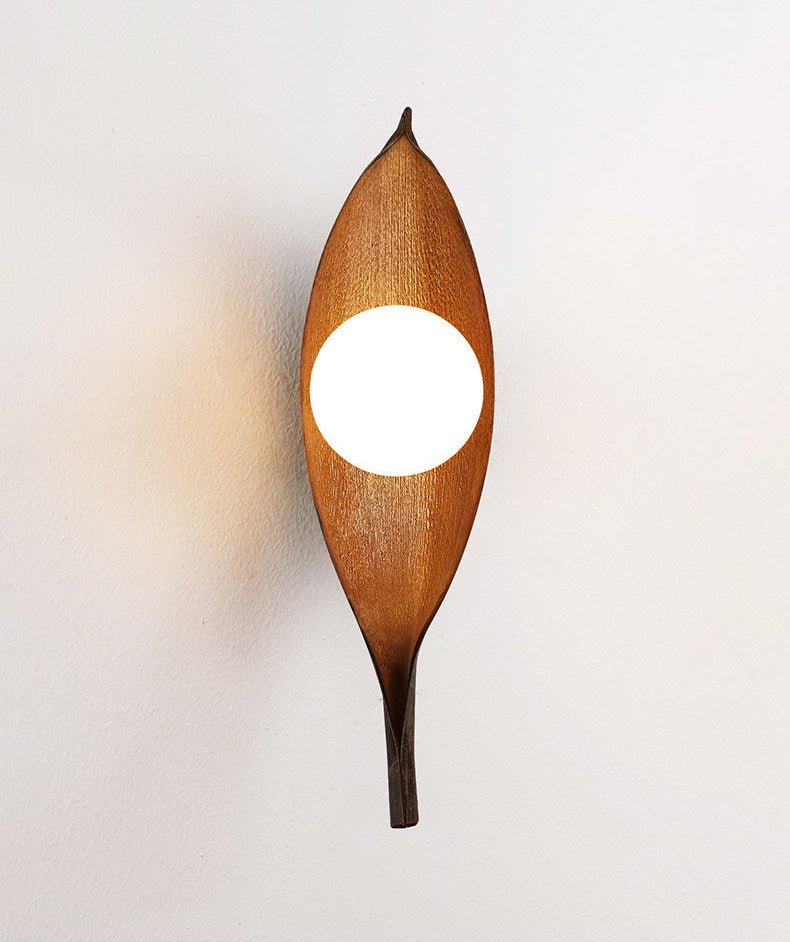 Virelio Leaf Glass Wall Lamp