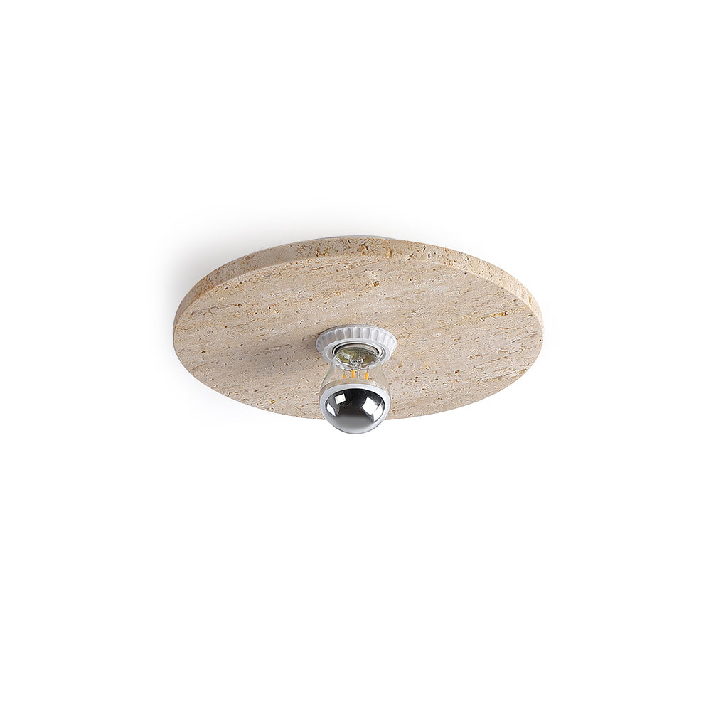 Norarora Travertine Flush Mount Ceiling Light