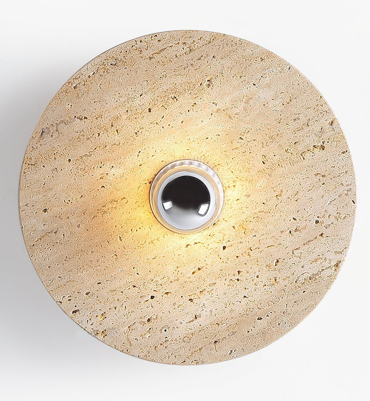 Norarora Travertine Flush Mount Ceiling Light