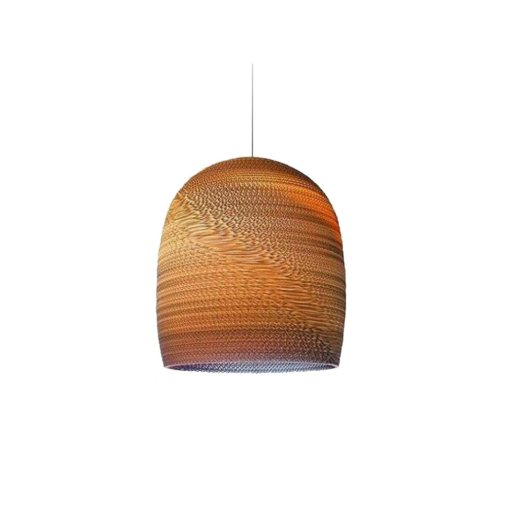 Cekitod Pastoral Silkworm Rustic Paper Pendant Light