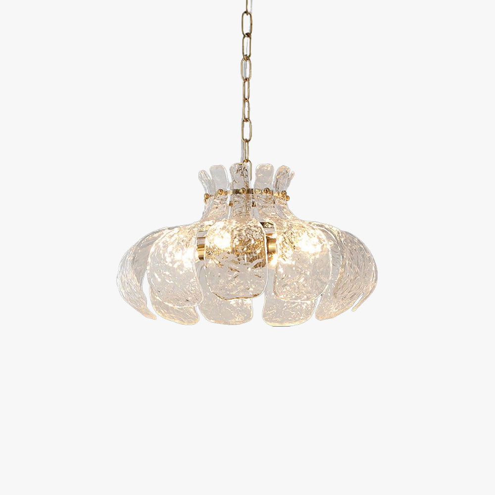 Galatomi Modern Pear Shaped Chandelier Ice Melting Glass Bedroom