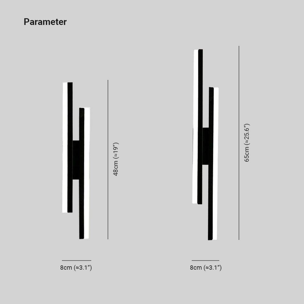 Marien Wall Lamp Minimalist Geometric Black/White-Relic Pieces