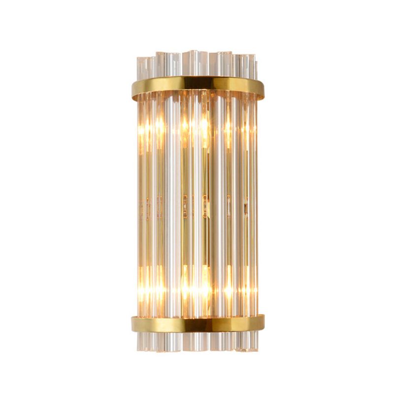 Muvorimo Luxury Gold Crystal Bedroom Bedside Wall Lamp