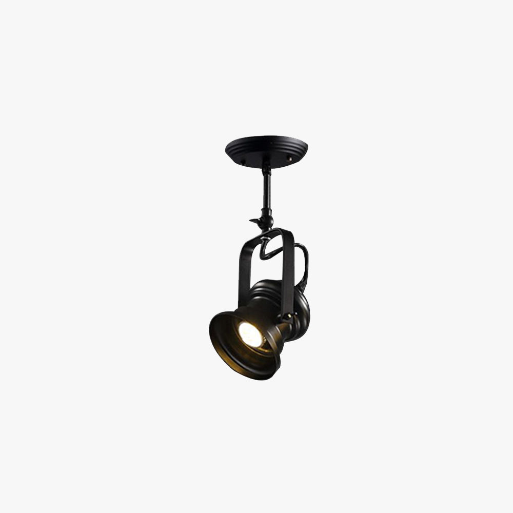 Rilulos Industrial Style Rotatable Semi-Flush Mount Ceiling Light