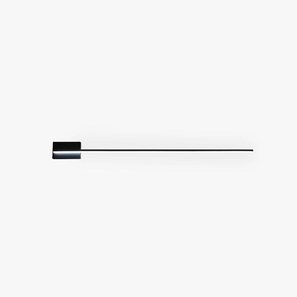 Zapemon Minimalist Linear Metal Vanity Wall Light, Black, Bathroom