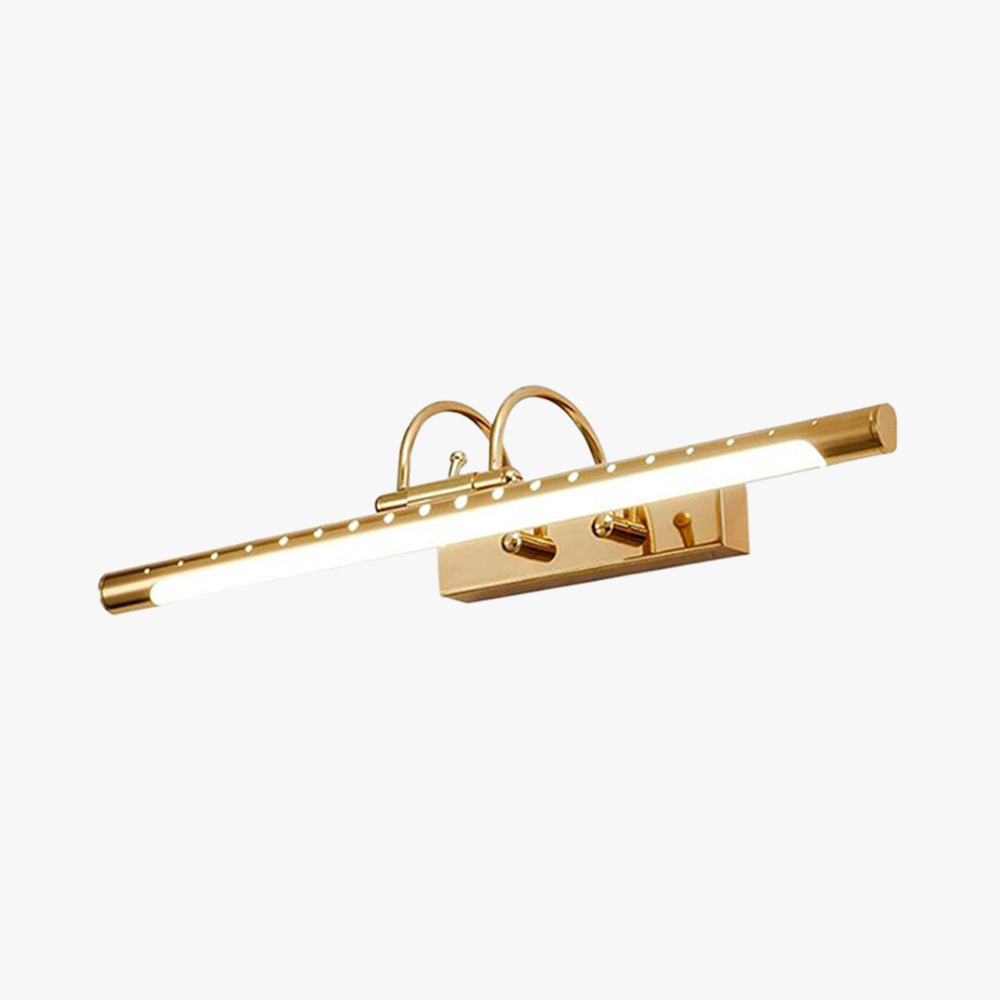 Ralevit Modern Linear Vanity Wall Lamp, Gold, Bathroom/Kitchen
