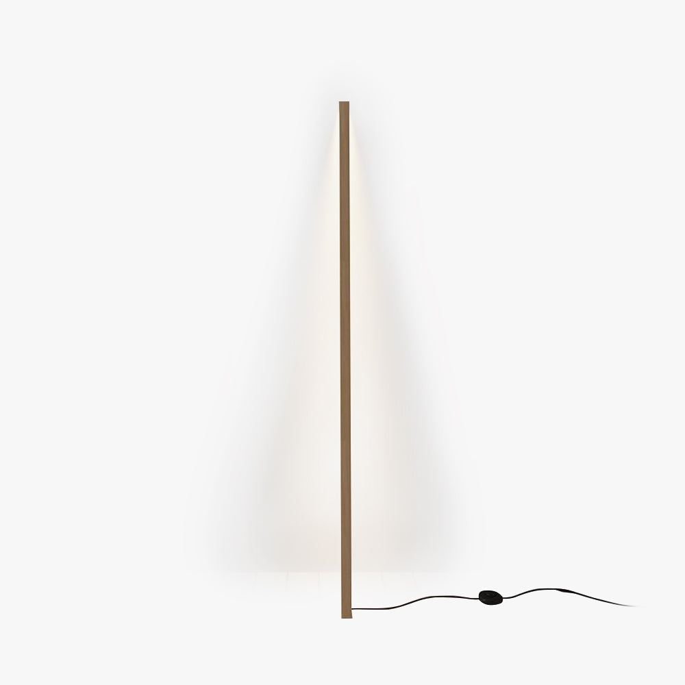 Keruras Minimalist Linear Nature Wooden Floor Lamp