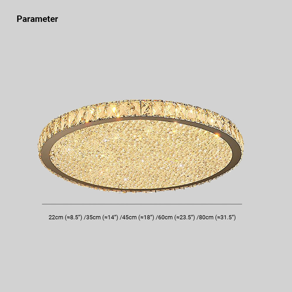Dorven Ceiling Light Luxury Crystal-Relic Pieces