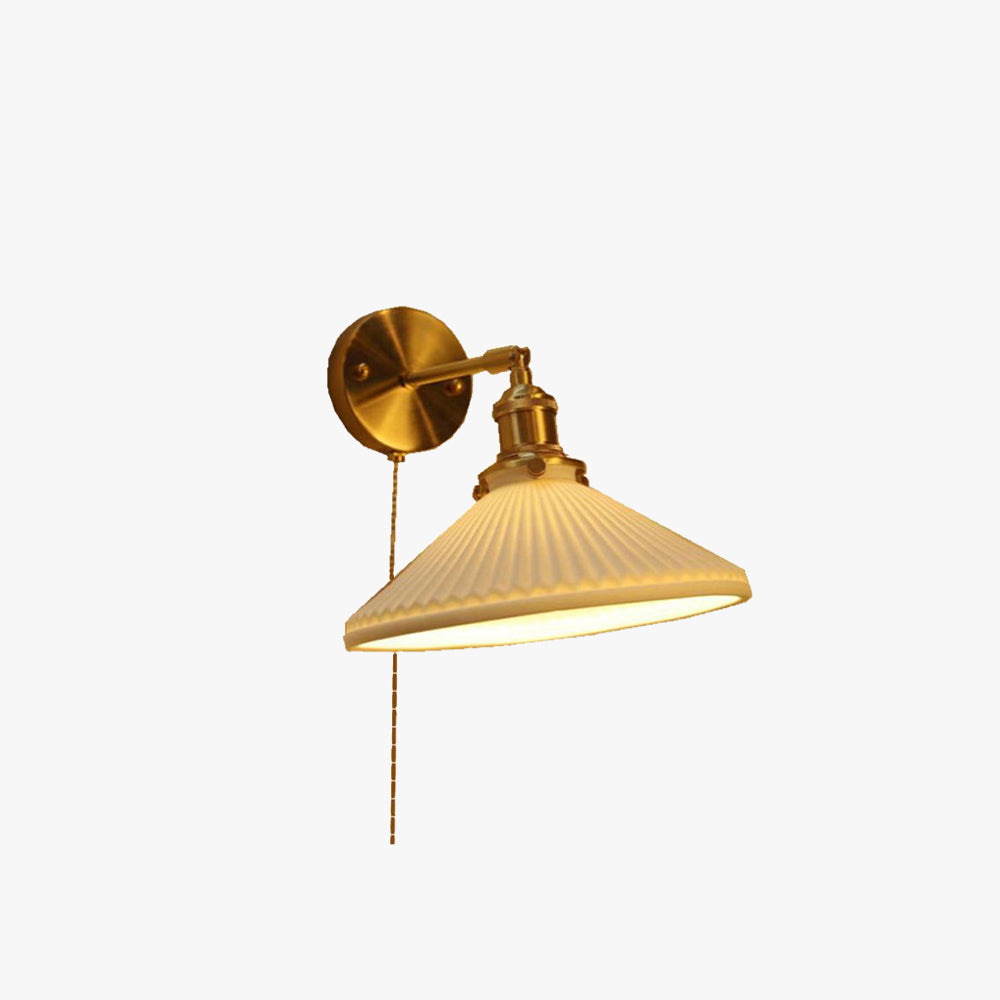 Funoked wrinkles Nordic Modern Dresser Wall Lamp