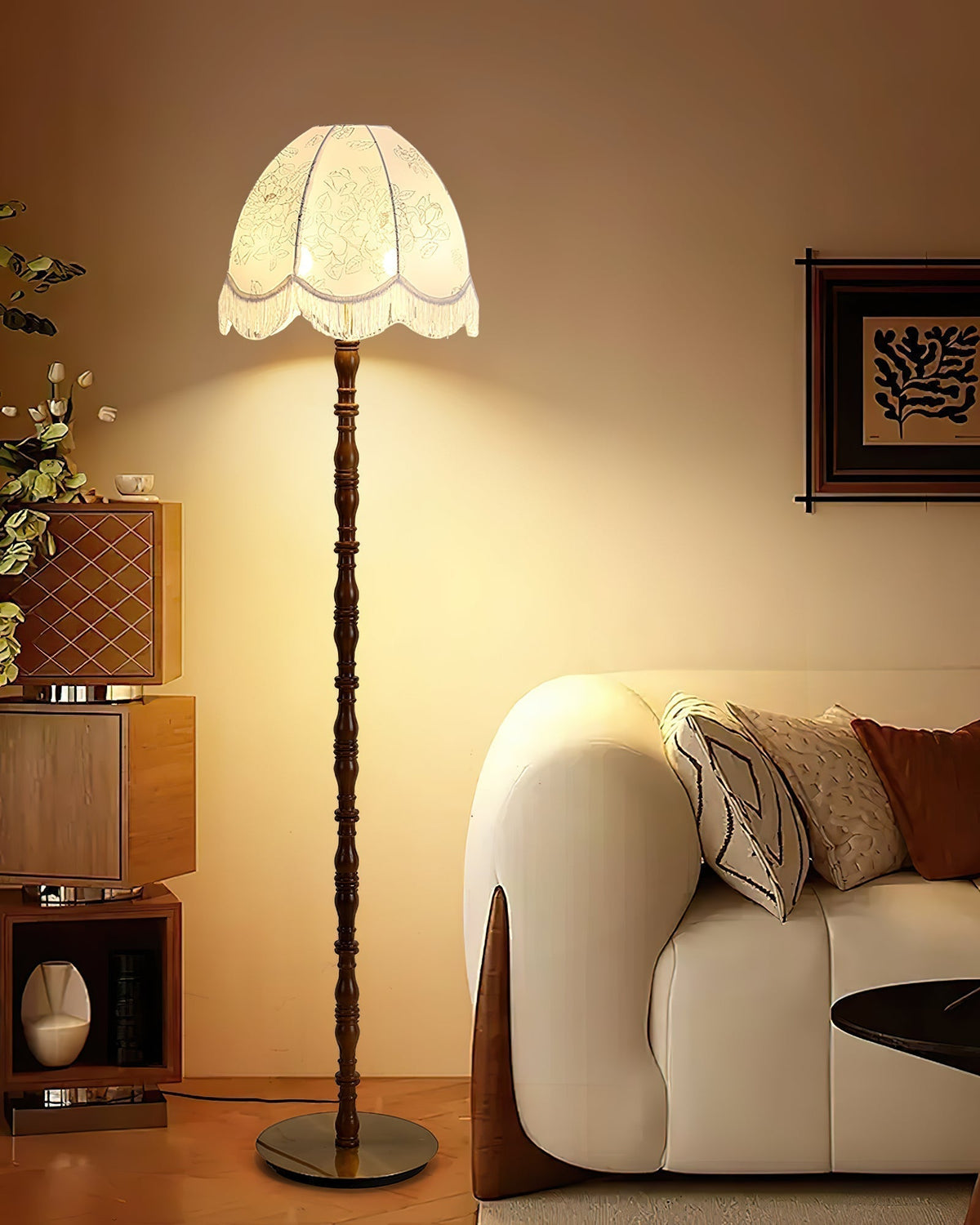 Fioeette Fabric Floor Lamp