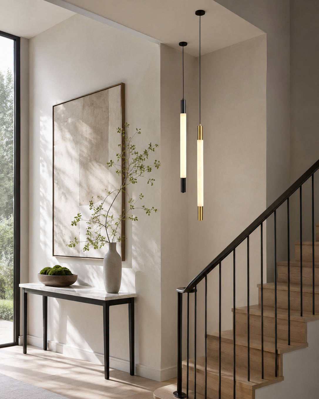 Baton Alabaster Pendant Lamp