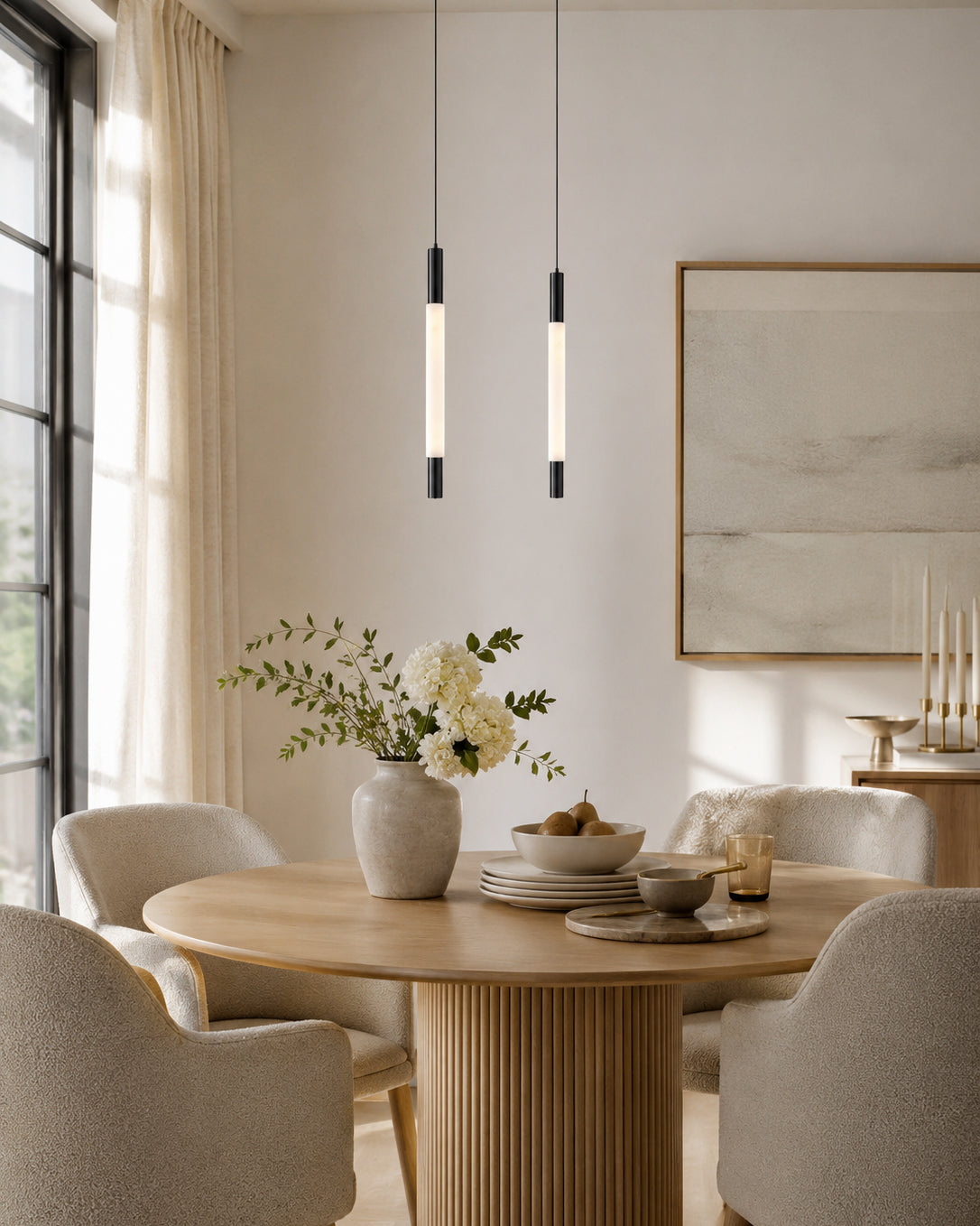 Baton Alabaster Pendant Lamp