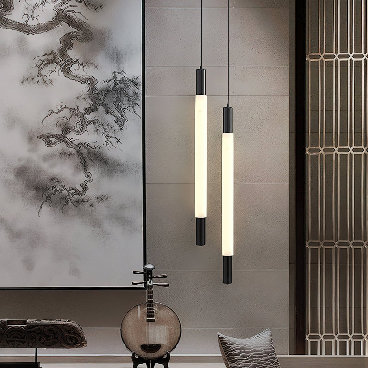 Baton Alabaster Pendant Lamp