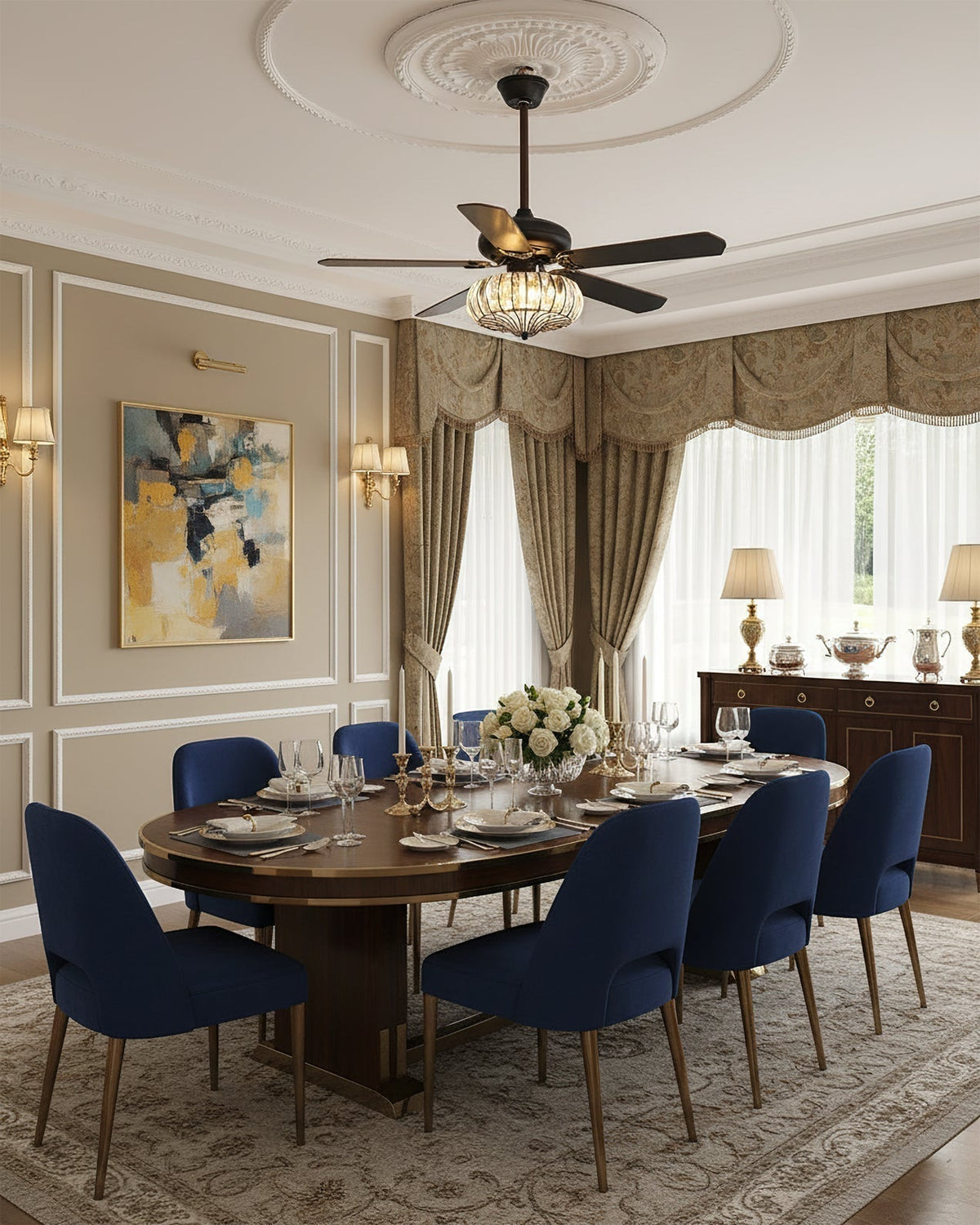 Bernardino Ceiling Fan Light