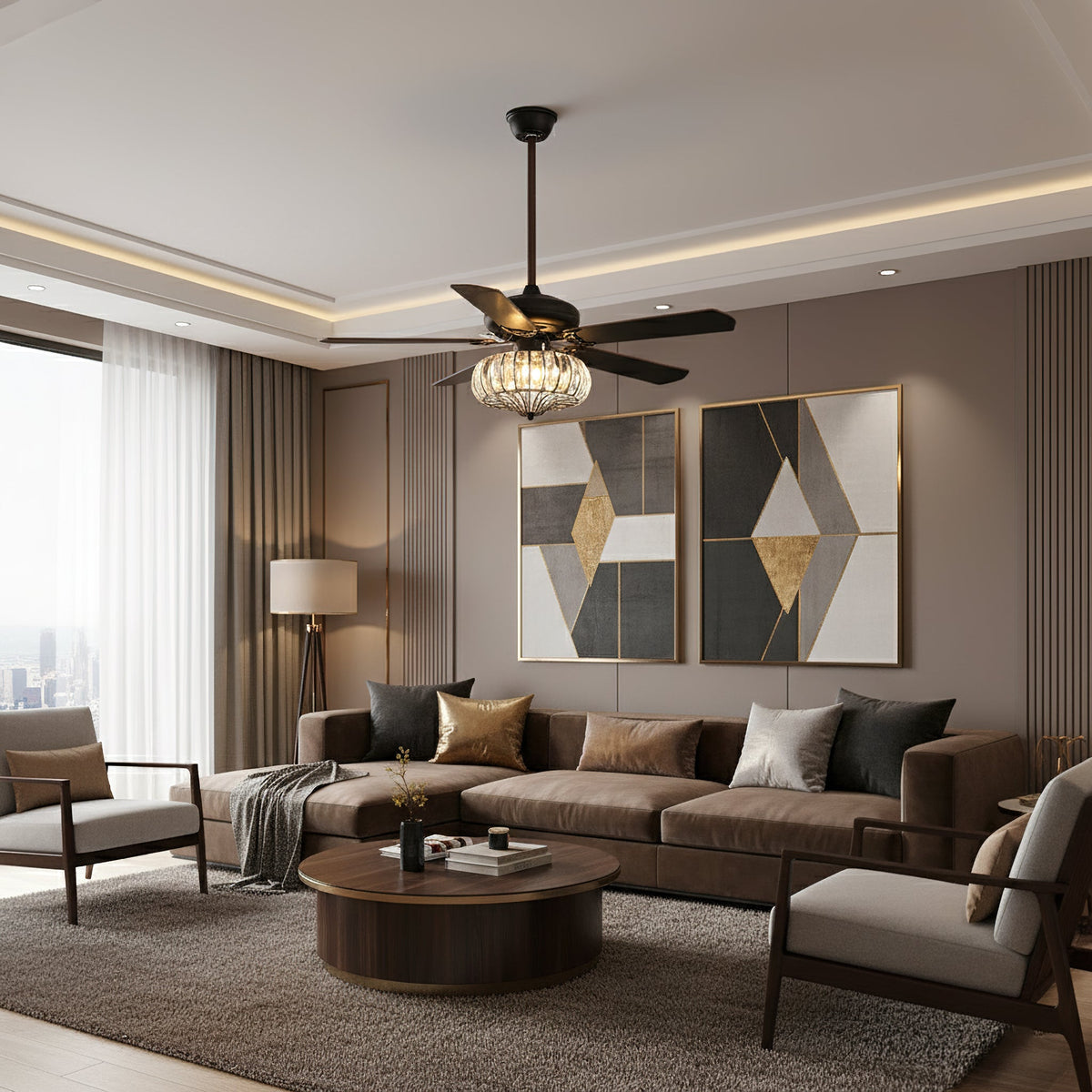 Bernardino Ceiling Fan Light