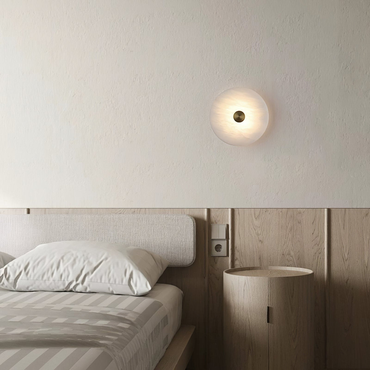 Ildvuvyu Alabaster Wall Lamp-Relic Pieces