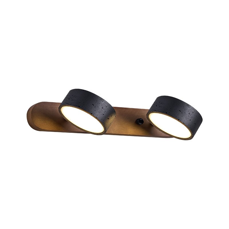 Serarise Black Travertine Duo Wall Light