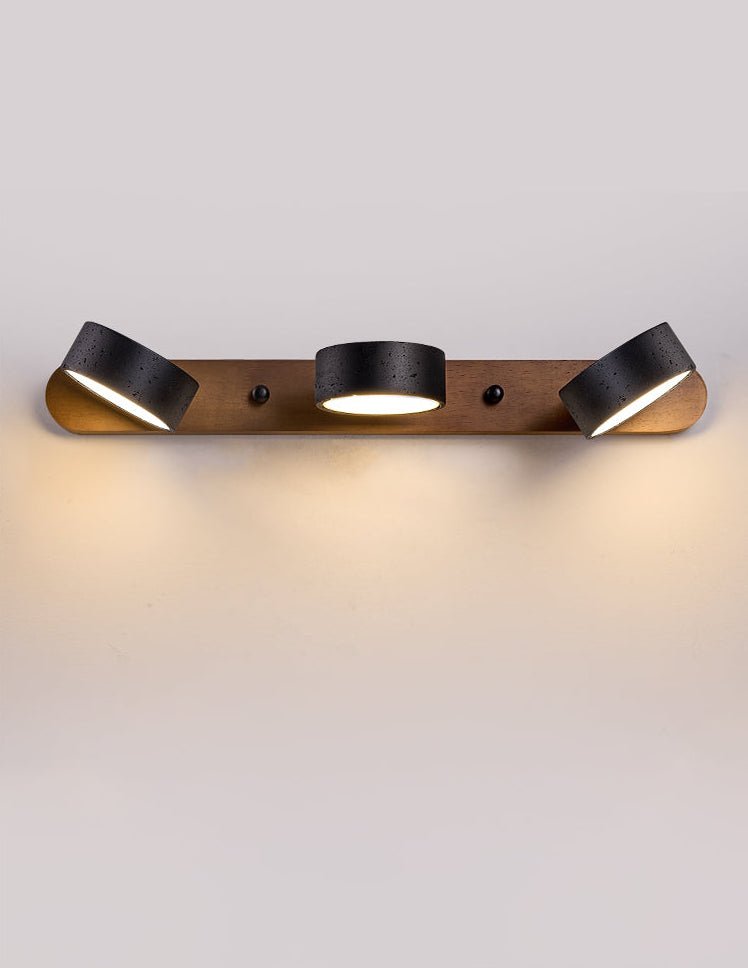Serarise Black Travertine Duo Wall Light