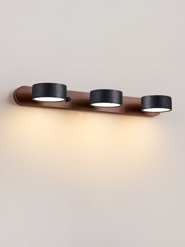 Serarise Black Travertine Duo Wall Light