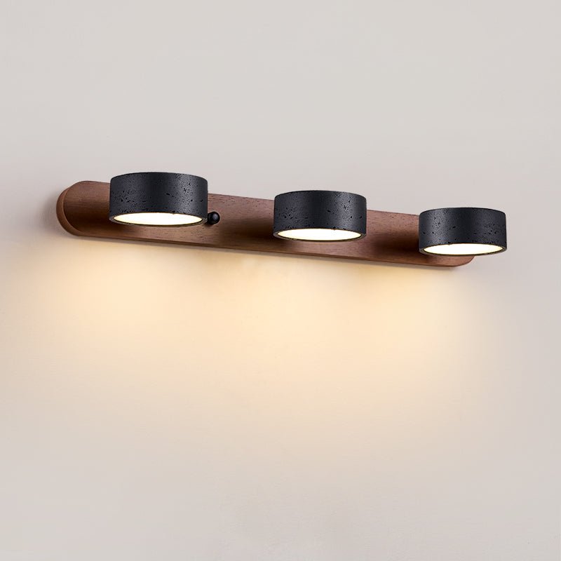 Serarise Black Travertine Duo Wall Light