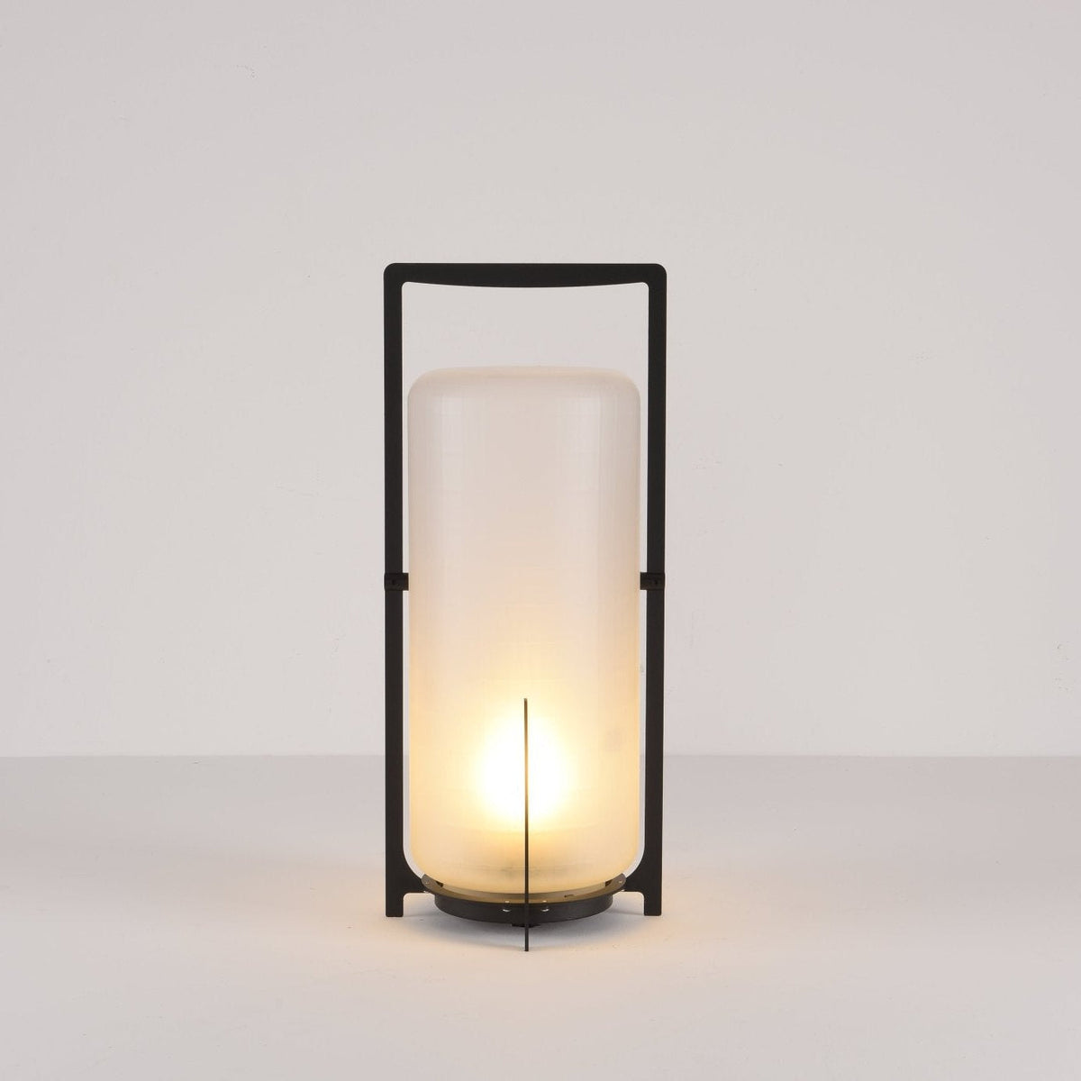 Calderis Black Twilight Lantern Table Lamp
