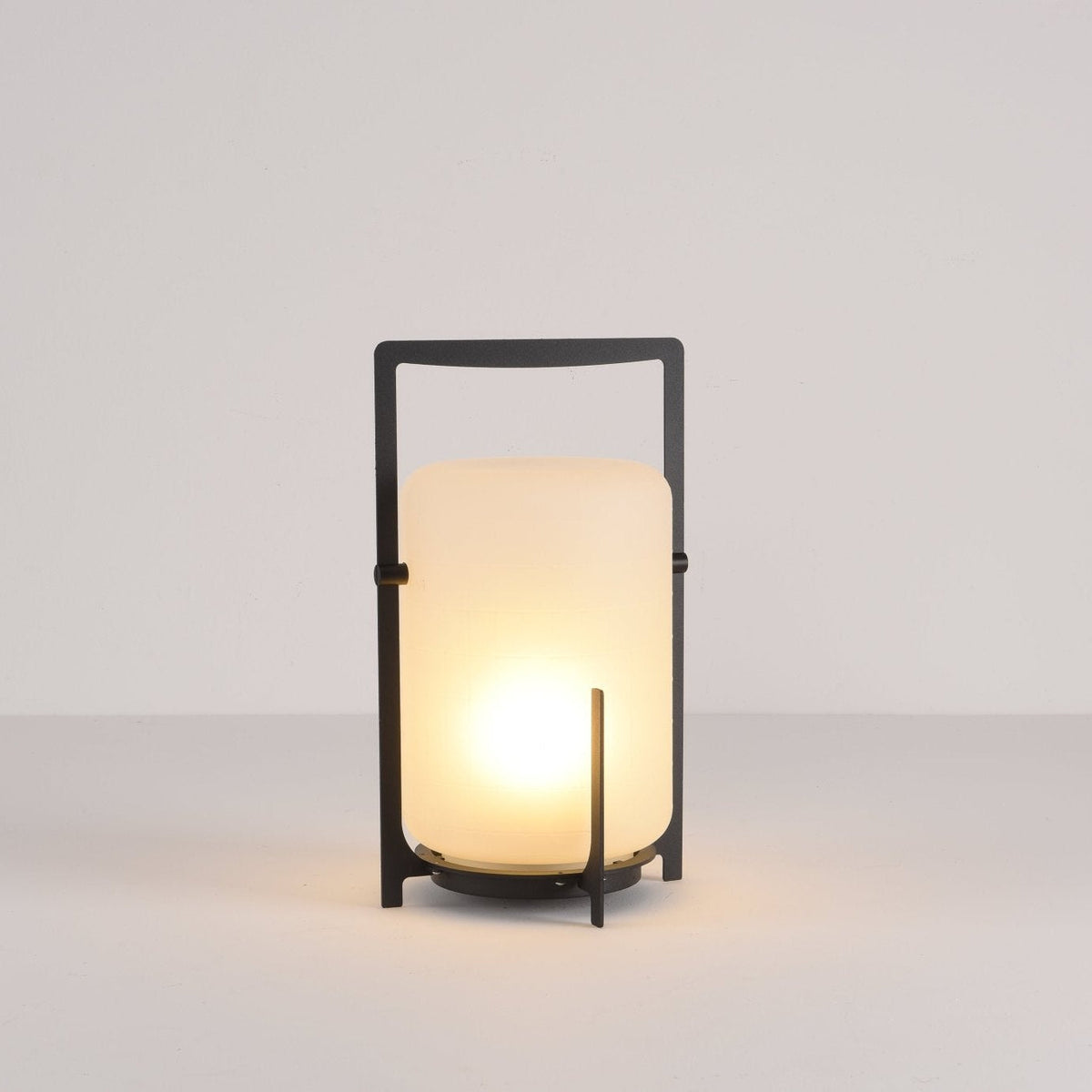 Calderis Black Twilight Lantern Table Lamp