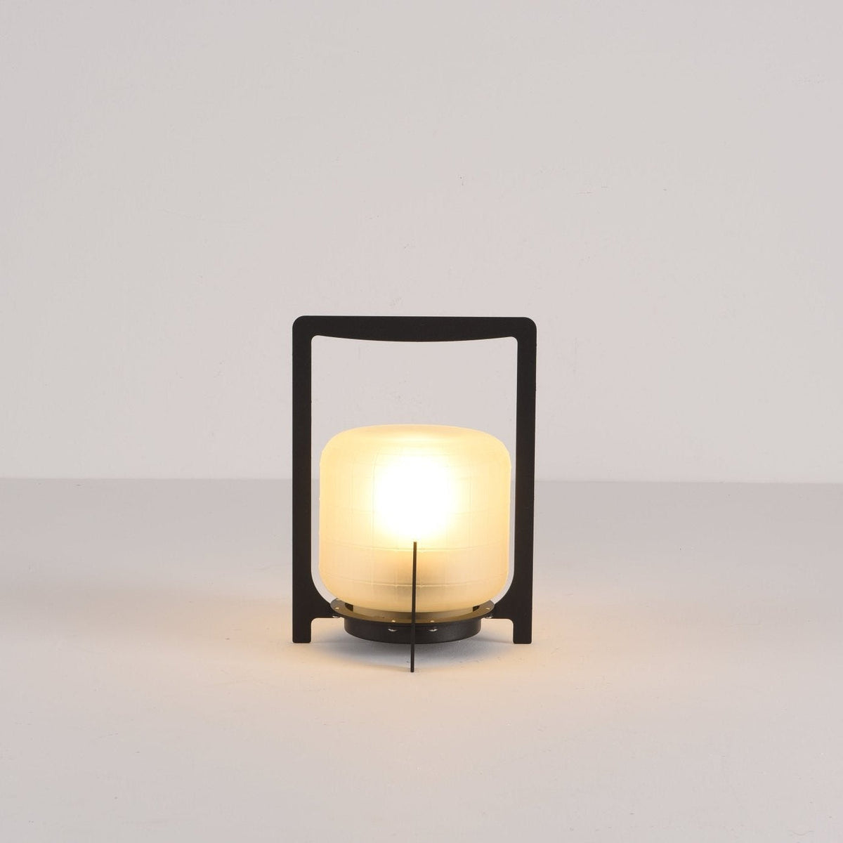 Calderis Black Twilight Lantern Table Lamp