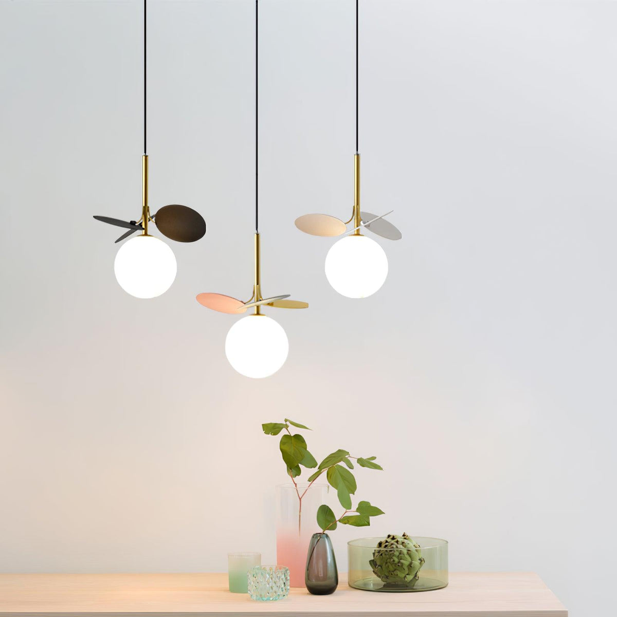 Ivphaus Glass Pendant Light