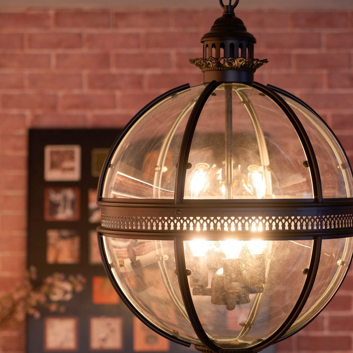 Dudelot Retro Pendant Light Glass