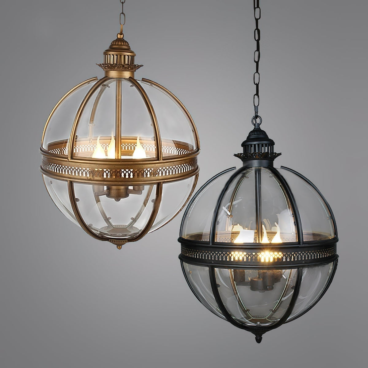 Dudelot Retro Pendant Light Glass