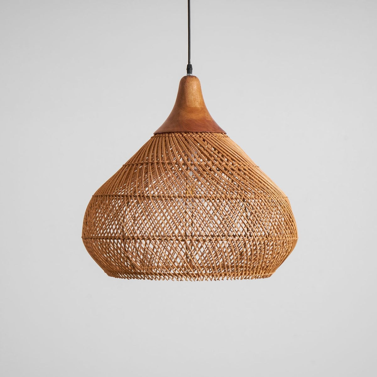Junari Braided Rattan Pendant Lamp