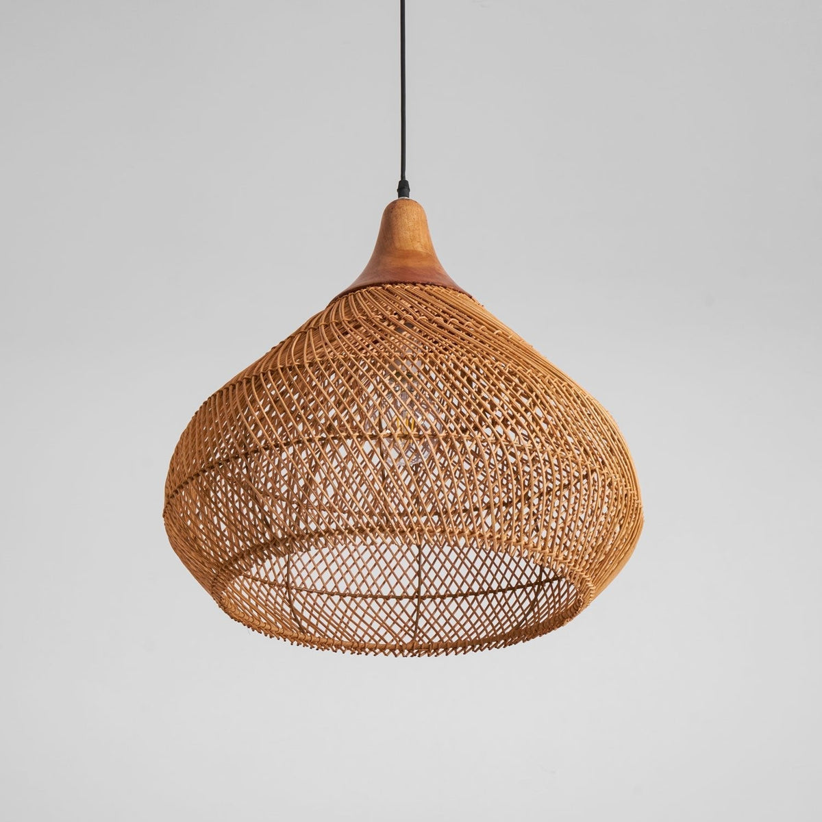 Junari Braided Rattan Pendant Lamp