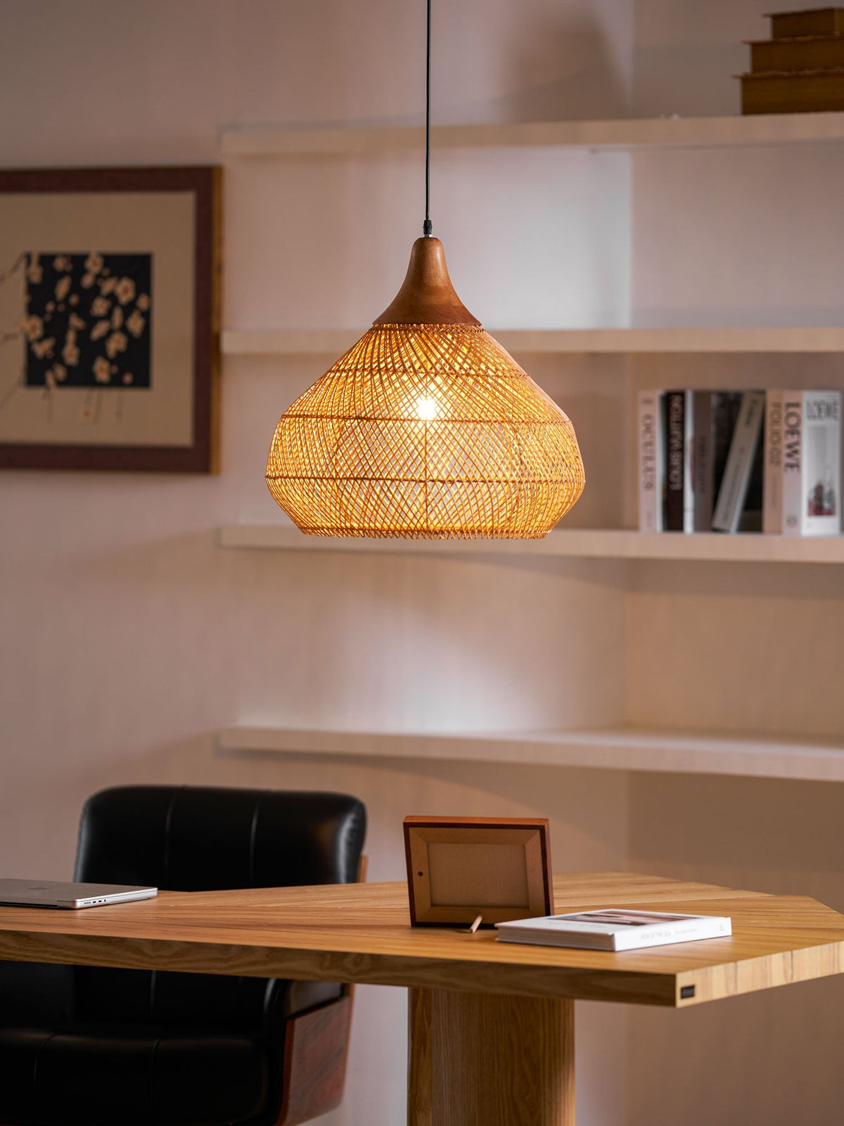 Junari Braided Rattan Pendant Lamp