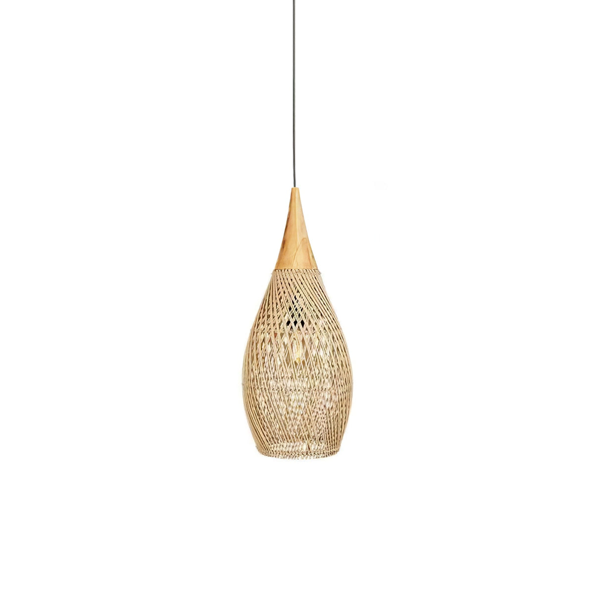 Junari Braided Rattan Pendant Lamp