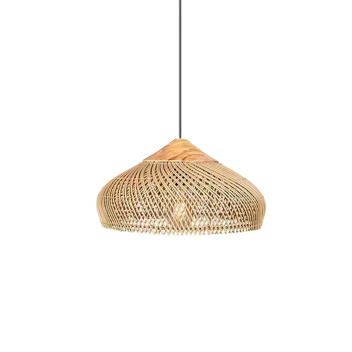 Junari Braided Rattan Pendant Lamp