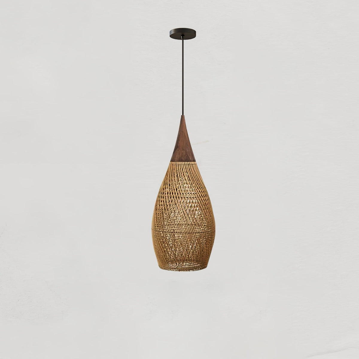 Junari Braided Rattan Pendant Lamp