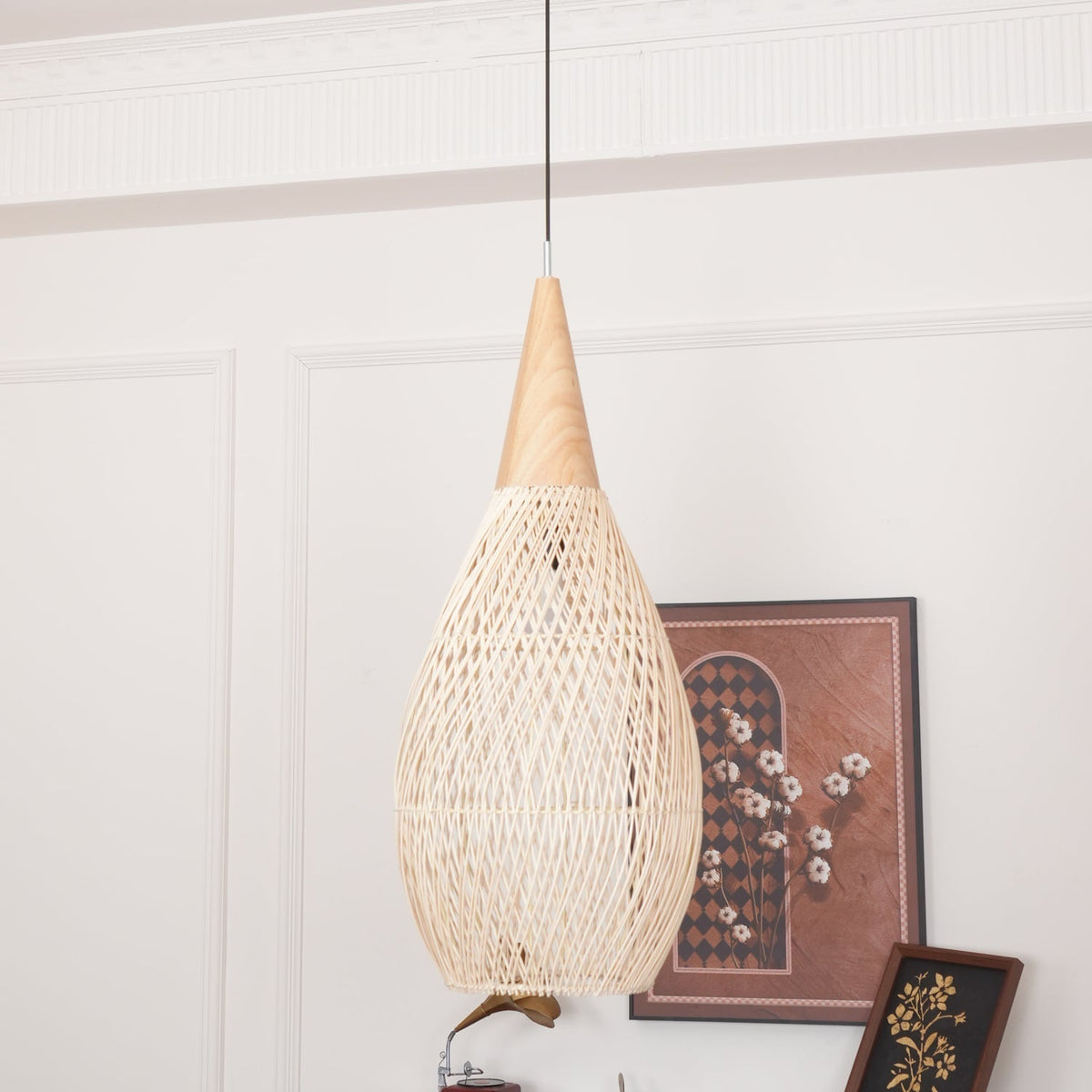 Junari Braided Rattan Pendant Lamp