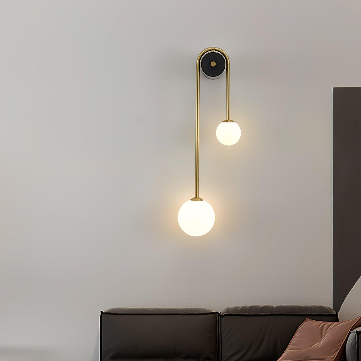 Lapavid Brass Arc Wall Light