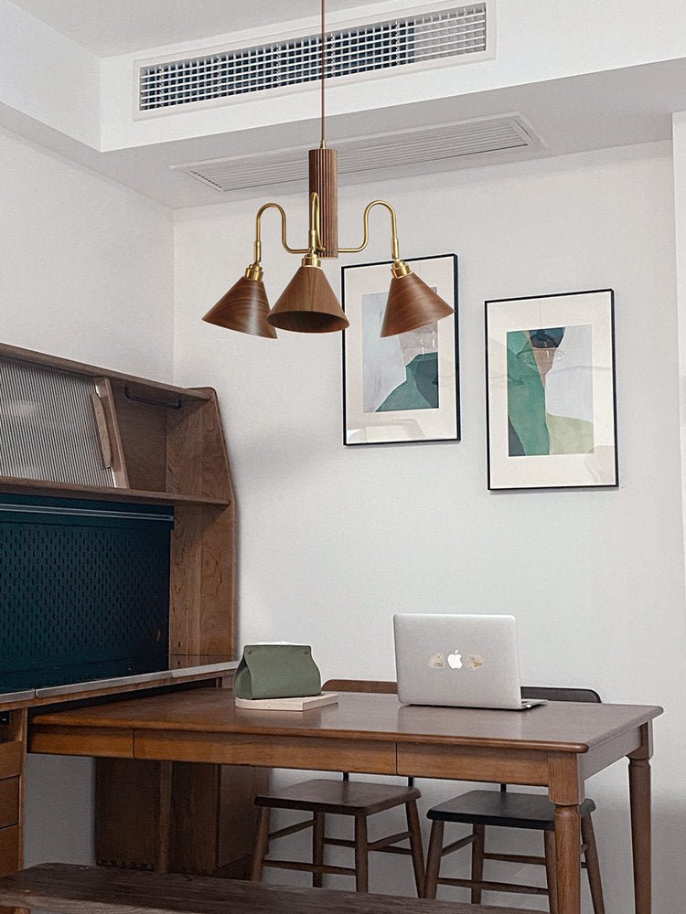 Valcor Wood Chandelier