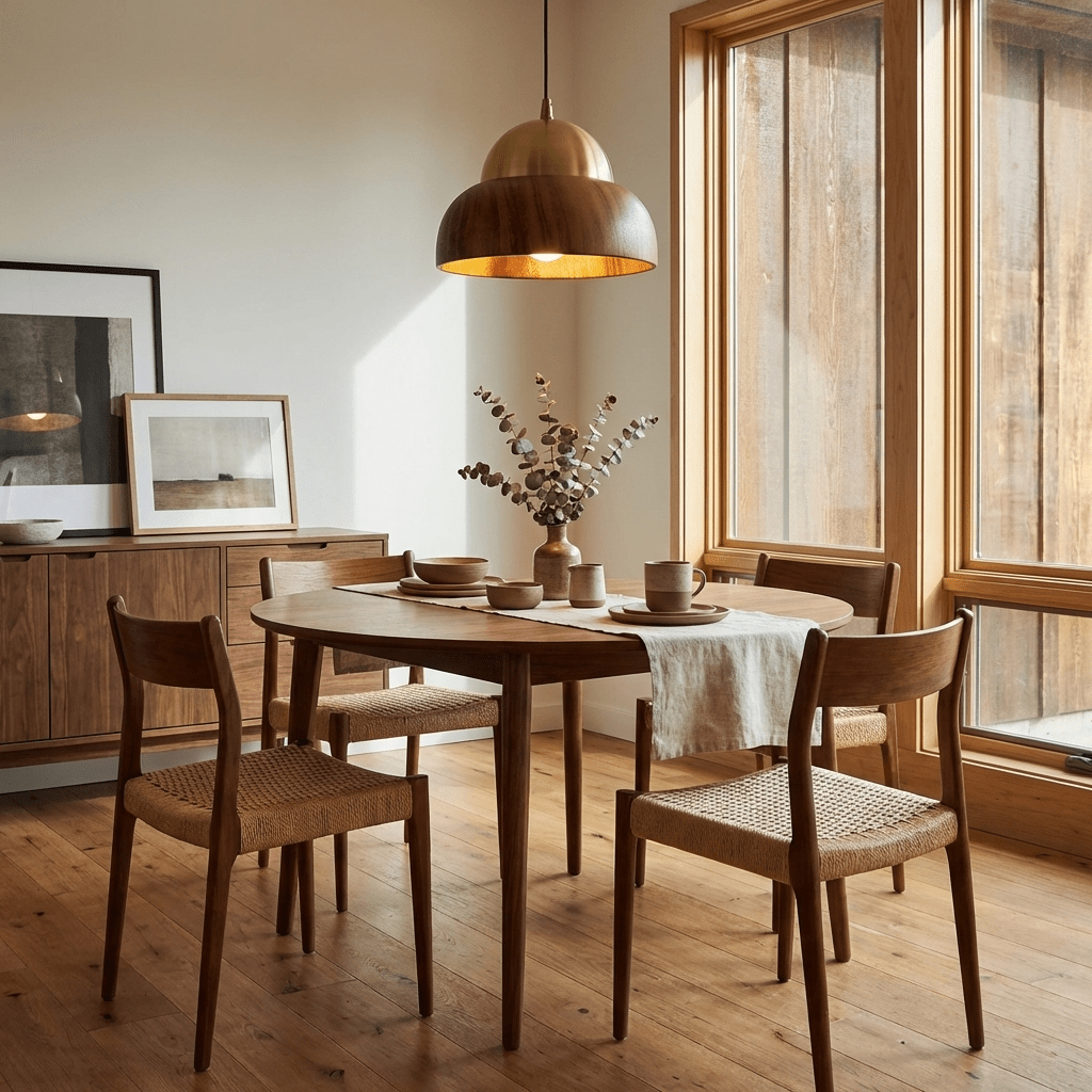 Velmory Wood Dome Pendant Lamp
