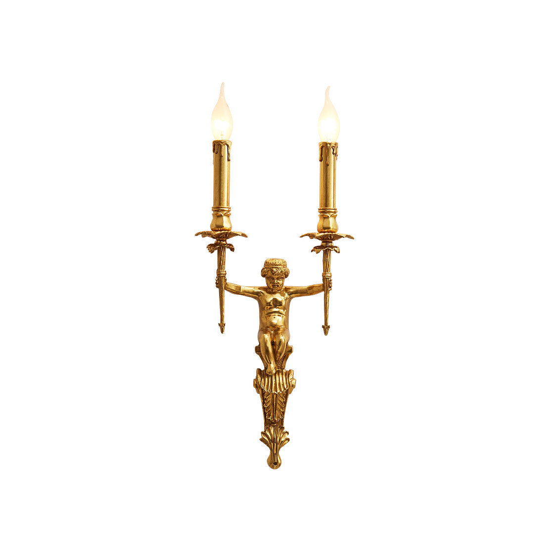 Helion Brass Wall Lamp