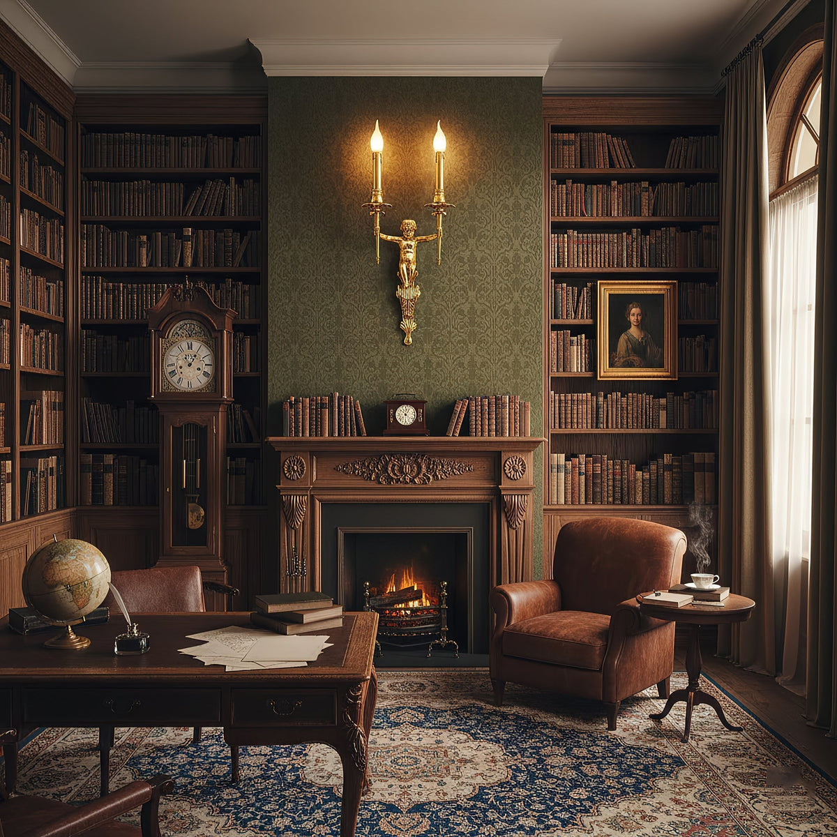 Helion Brass Wall Lamp